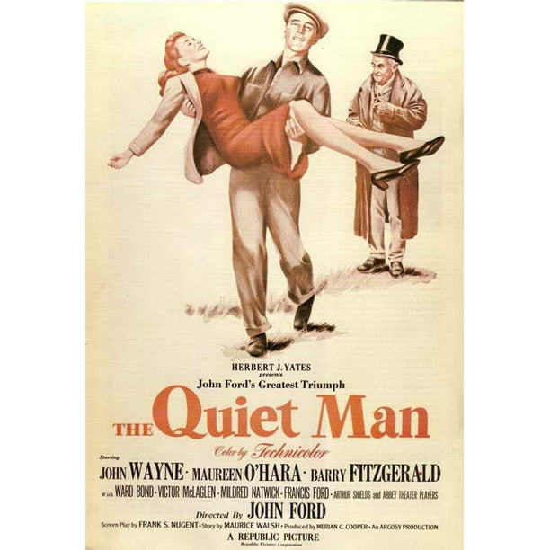 THE QUIET MAN 1952 John Ford John Wayne Movie Cinema Poster Art Print